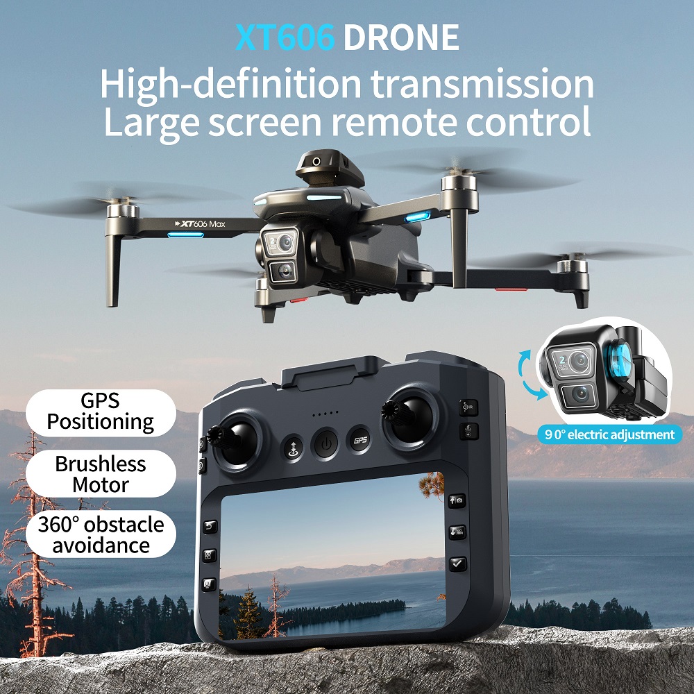 طائرة بدون طيار XT606 MAX 3 مع - مراجعة Rc Hobby China وسعره