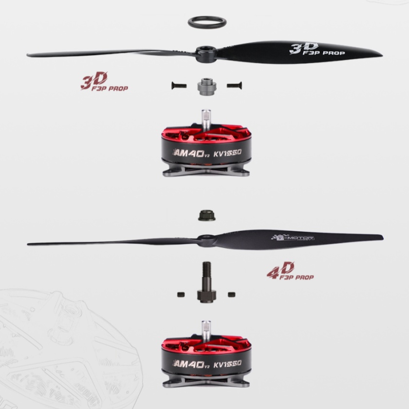 T-Hobby AM40 V2 3D/4D 2-3S است - مراجعة Rc Hobby Motors وسعره