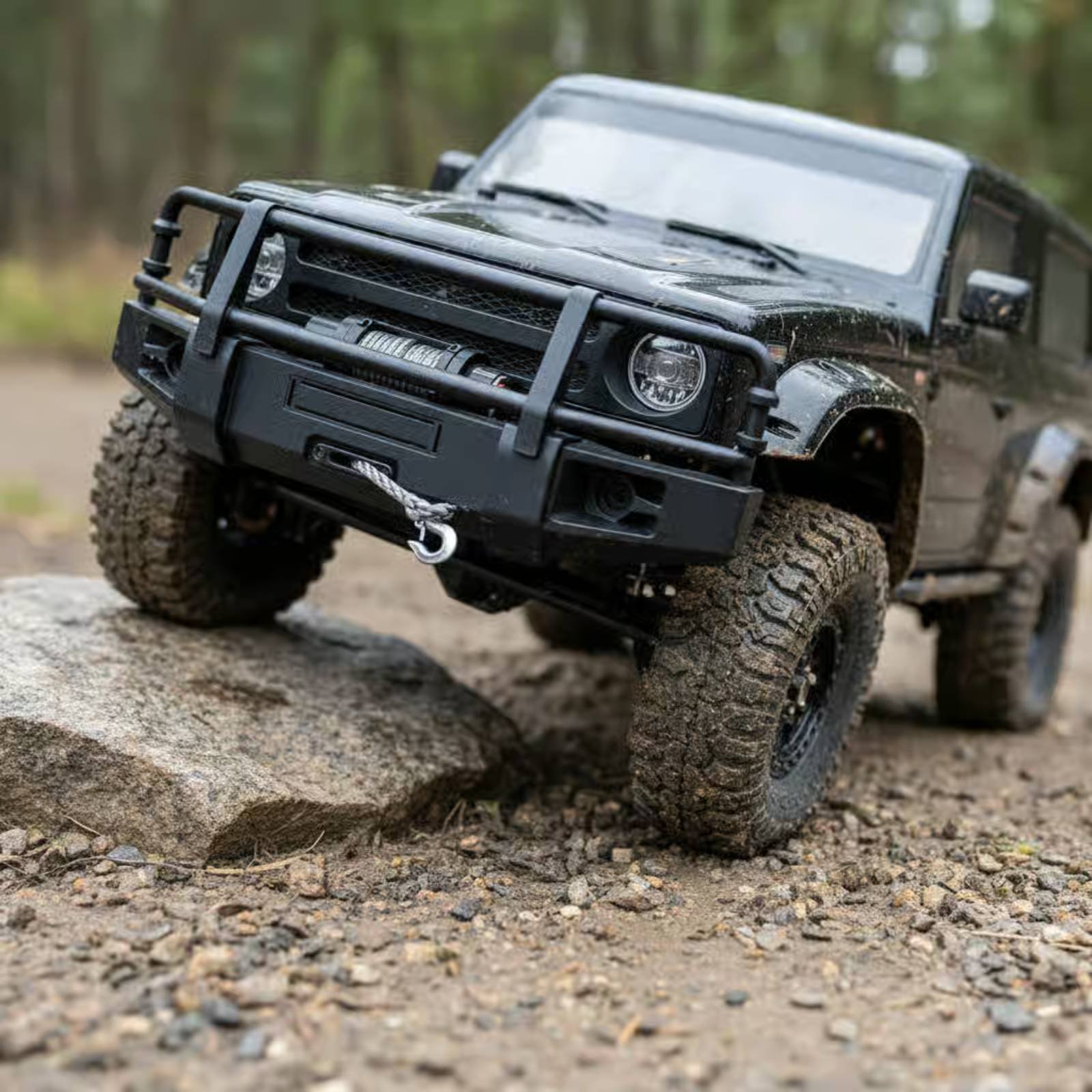 مصد أمامي لسيارة RC كرولر، قطع - مراجعة Rc Hobby Motors وسعره